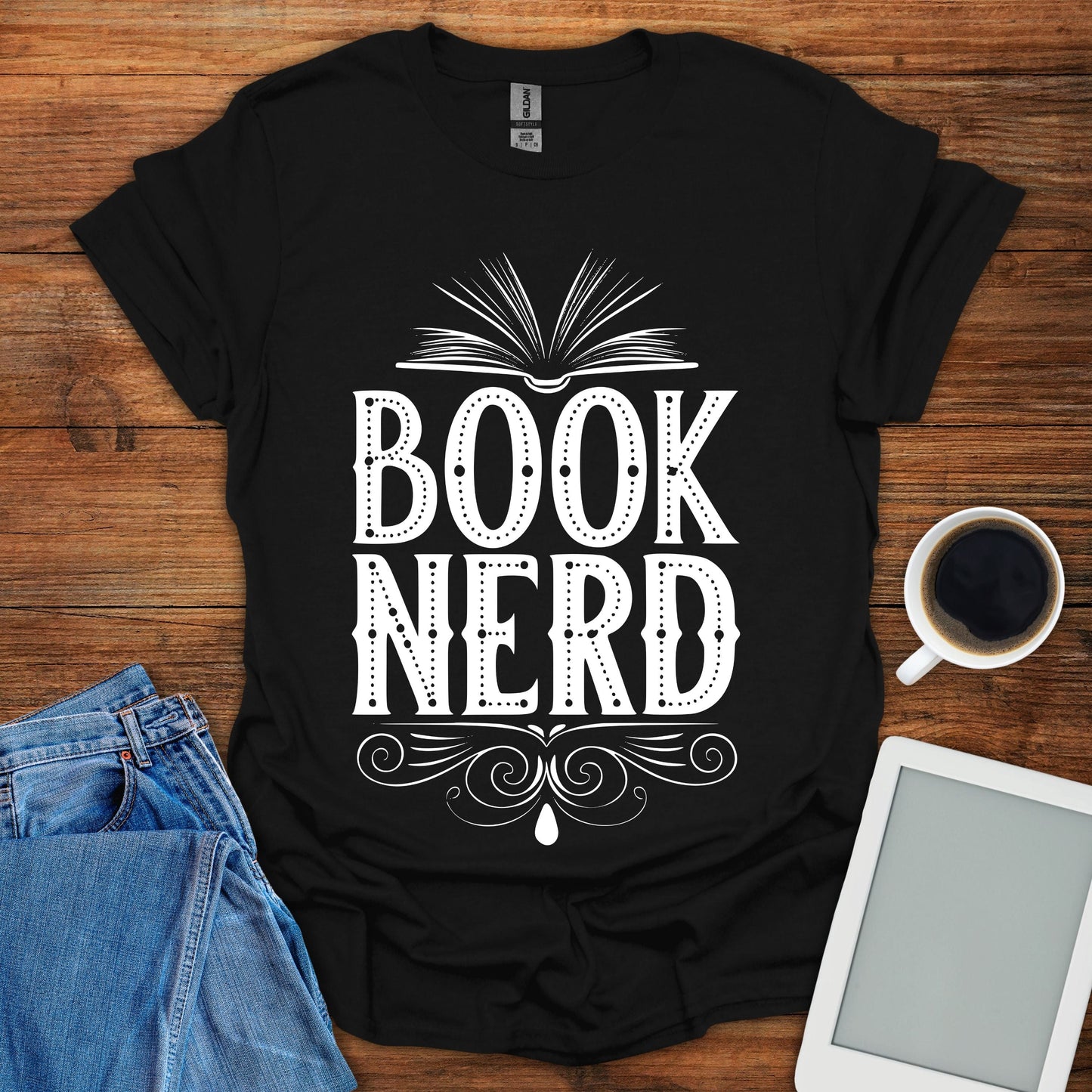 Book Nerd 3 Tee