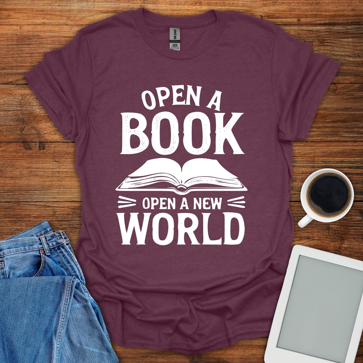 Open A Book, Open A New World Tee