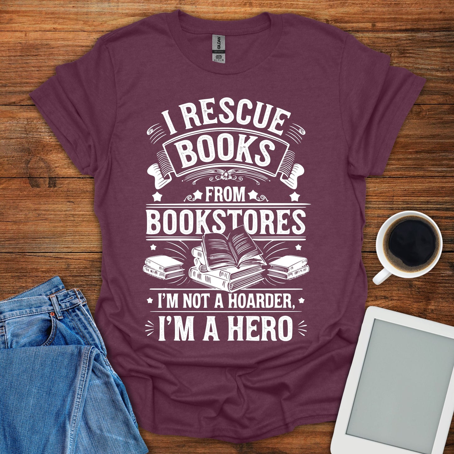 I Rescue Books From Bookstores Tee