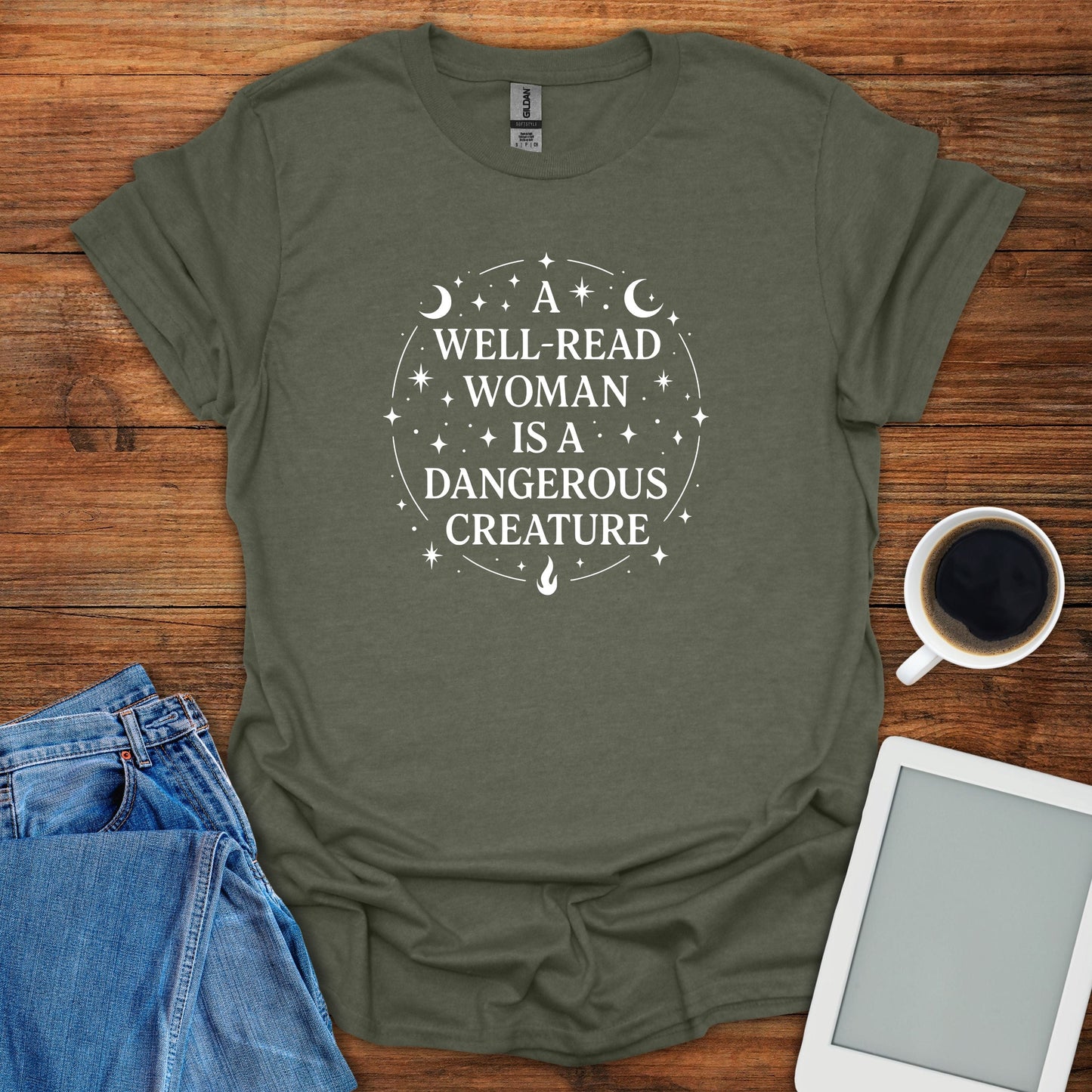 A Well-Read Woman Is A Dangerous Creature 2 Tee