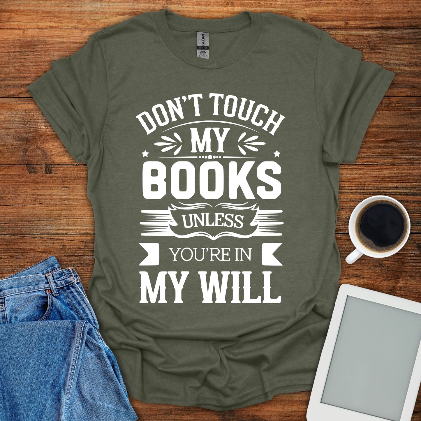 Don't Touch My Books Tee
