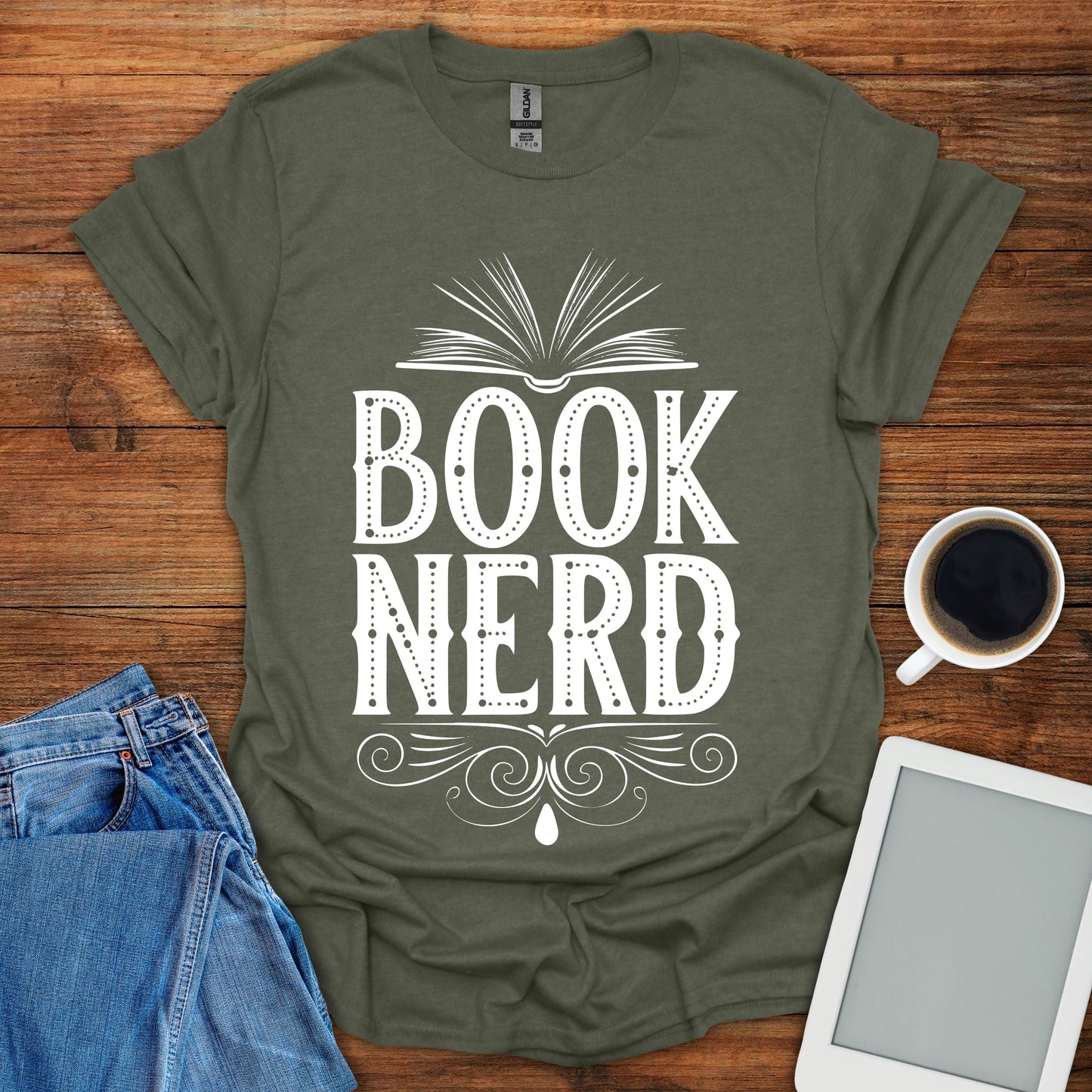 Book Nerd 3 Tee