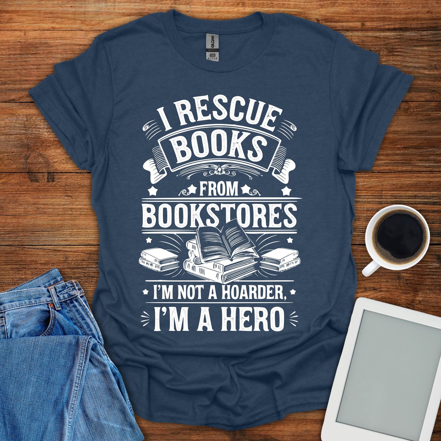 I Rescue Books From Bookstores Tee