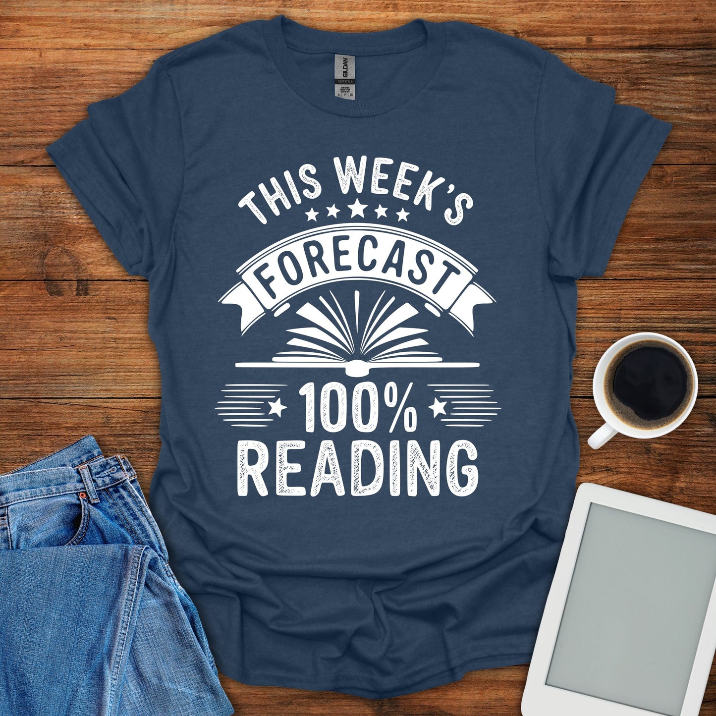 This Week's Forecast: 100% Reading Tee