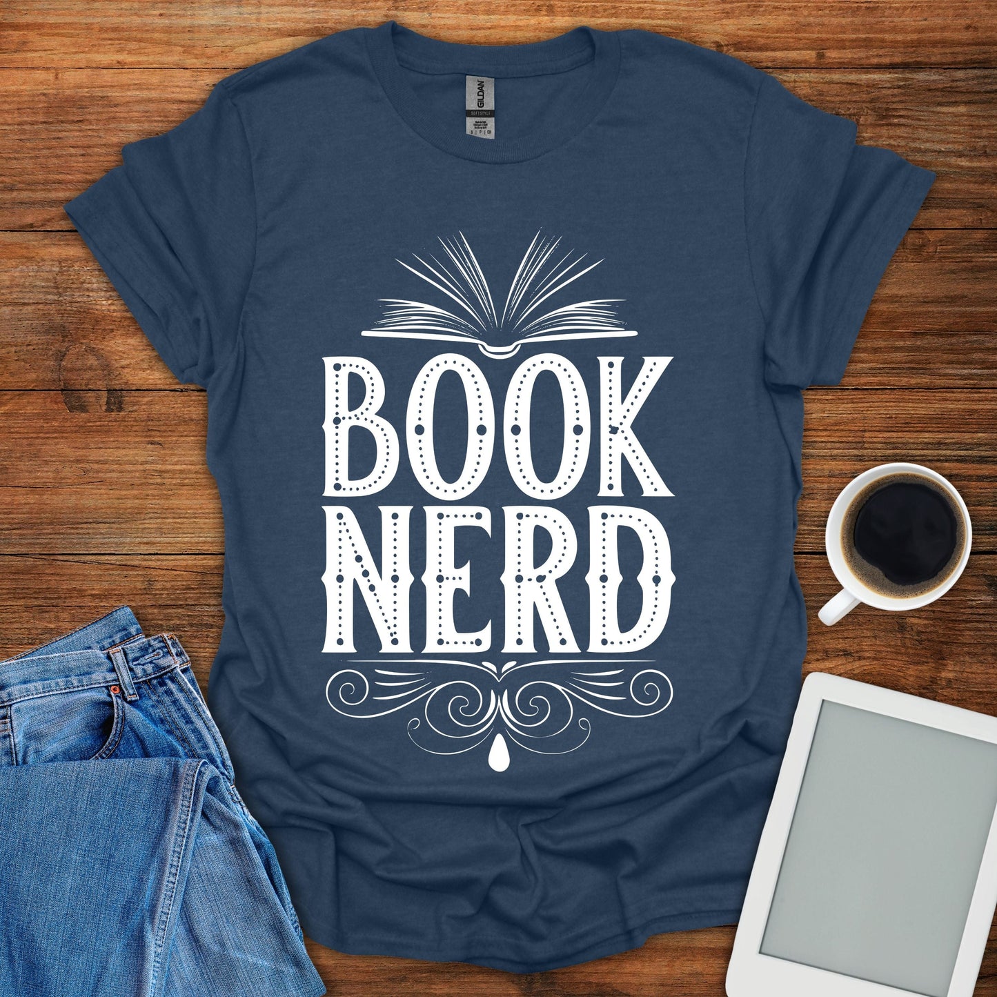 Book Nerd 3 Tee
