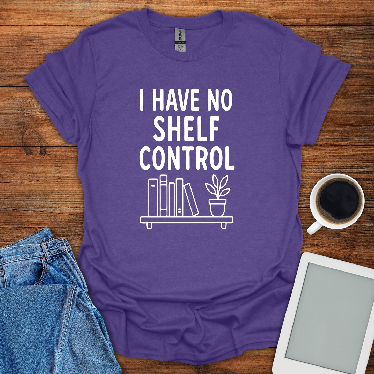 I Have No Shelf Control 2 Tee
