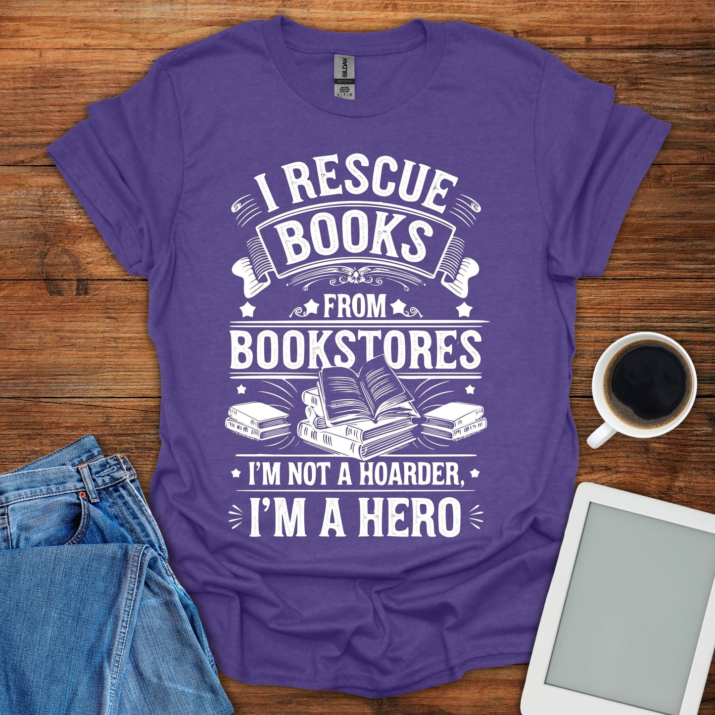 I Rescue Books From Bookstores Tee