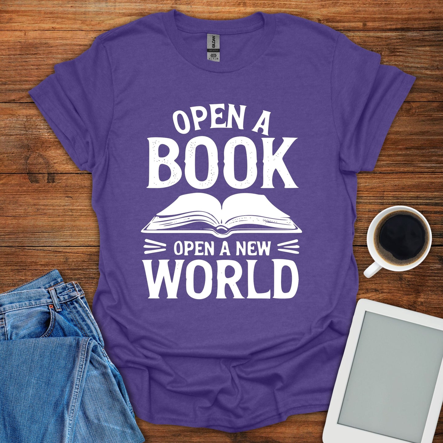 Open A Book, Open A New World Tee