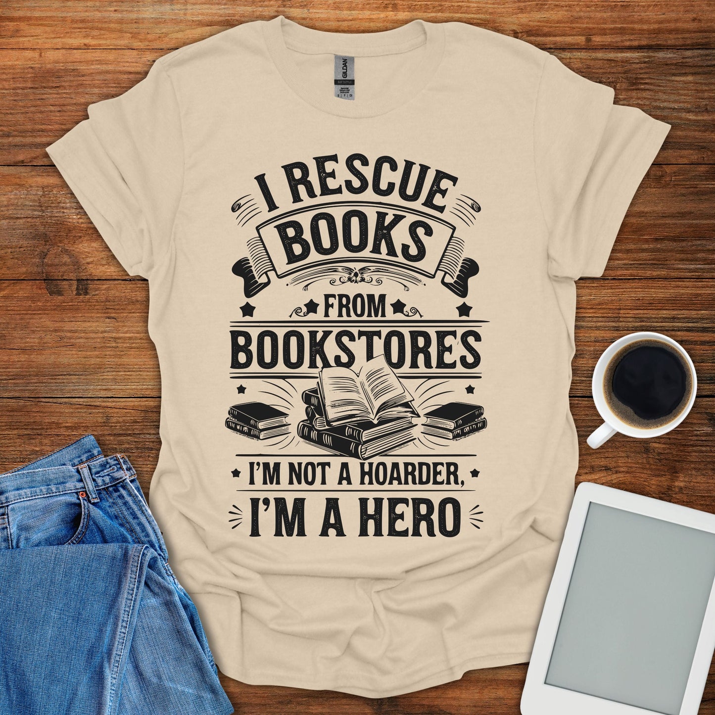 I Rescue Books From Bookstores Tee
