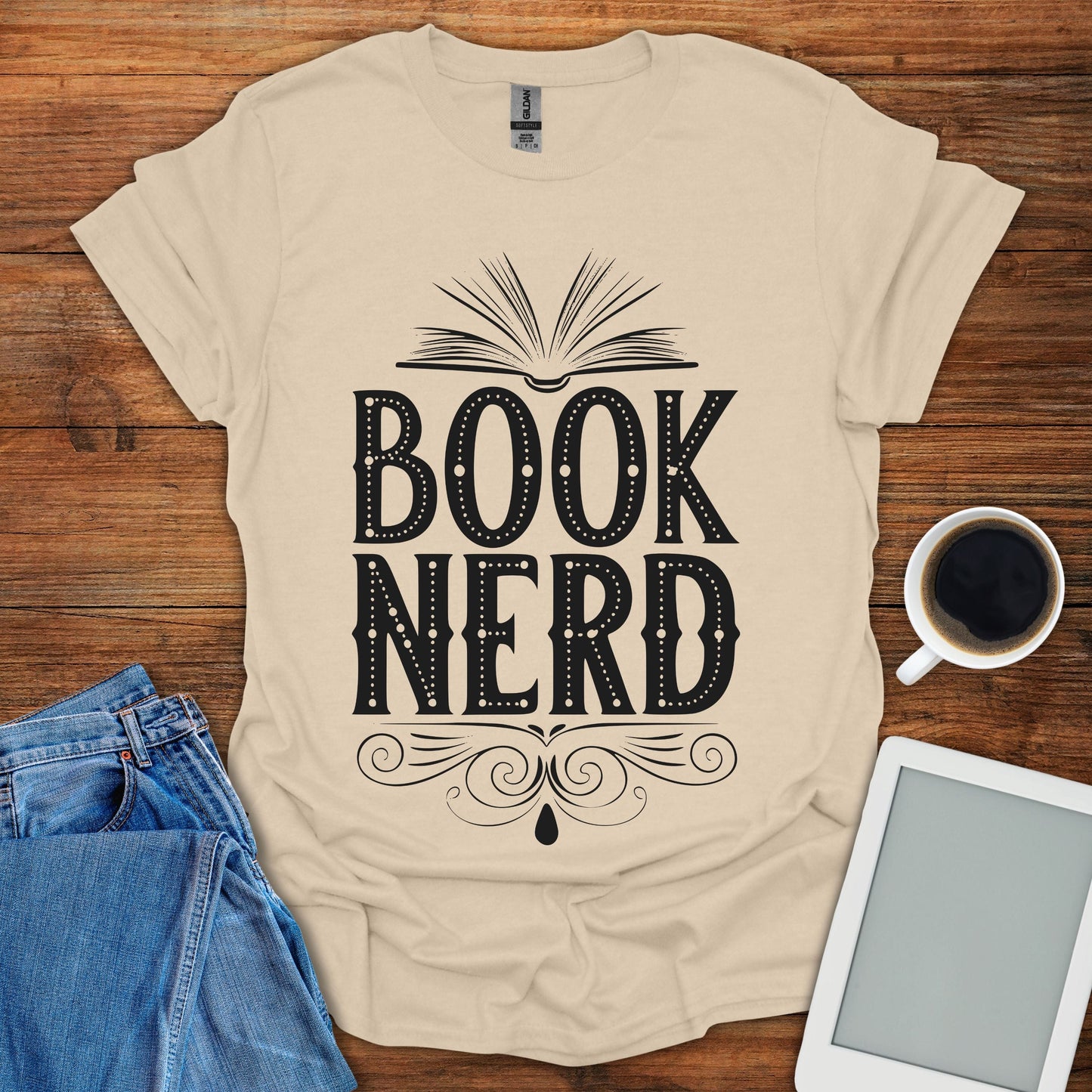 Book Nerd 3 Tee