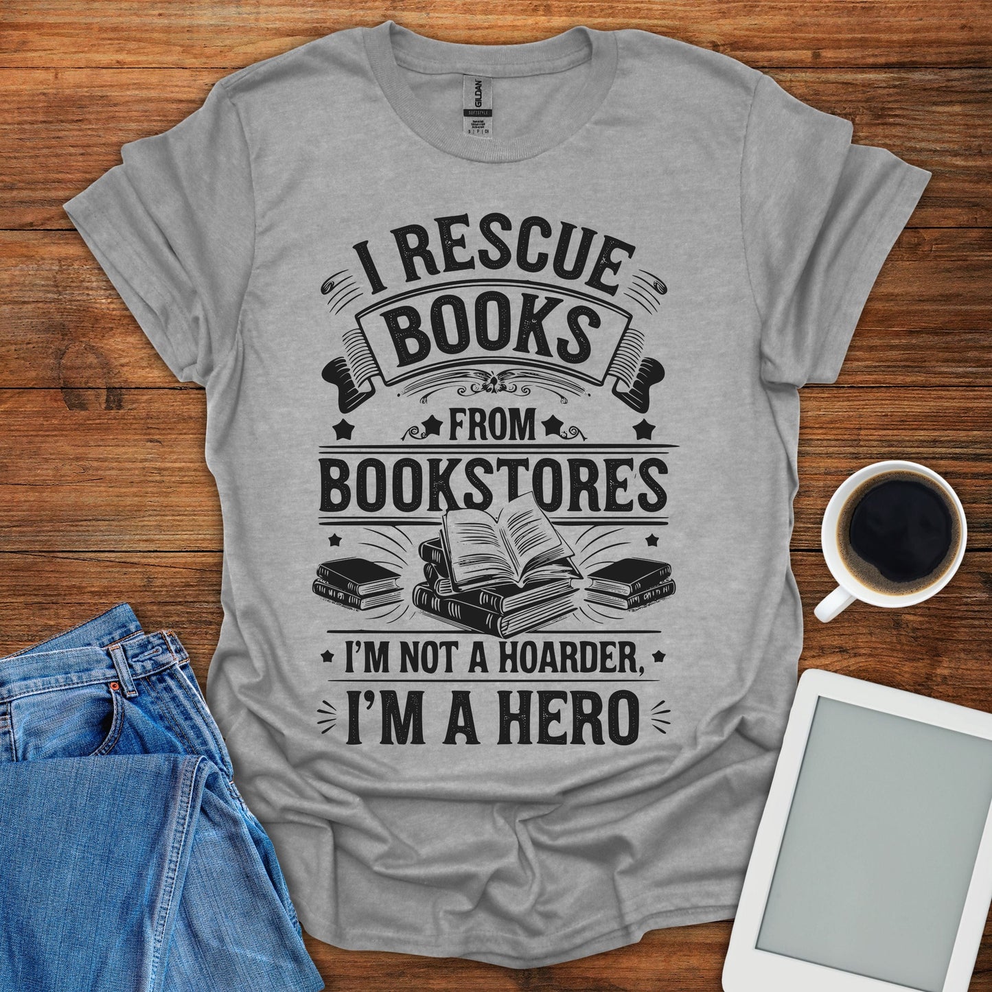 I Rescue Books From Bookstores Tee