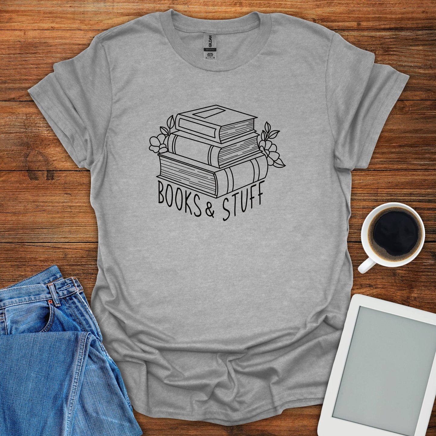Books & Stuff Tee