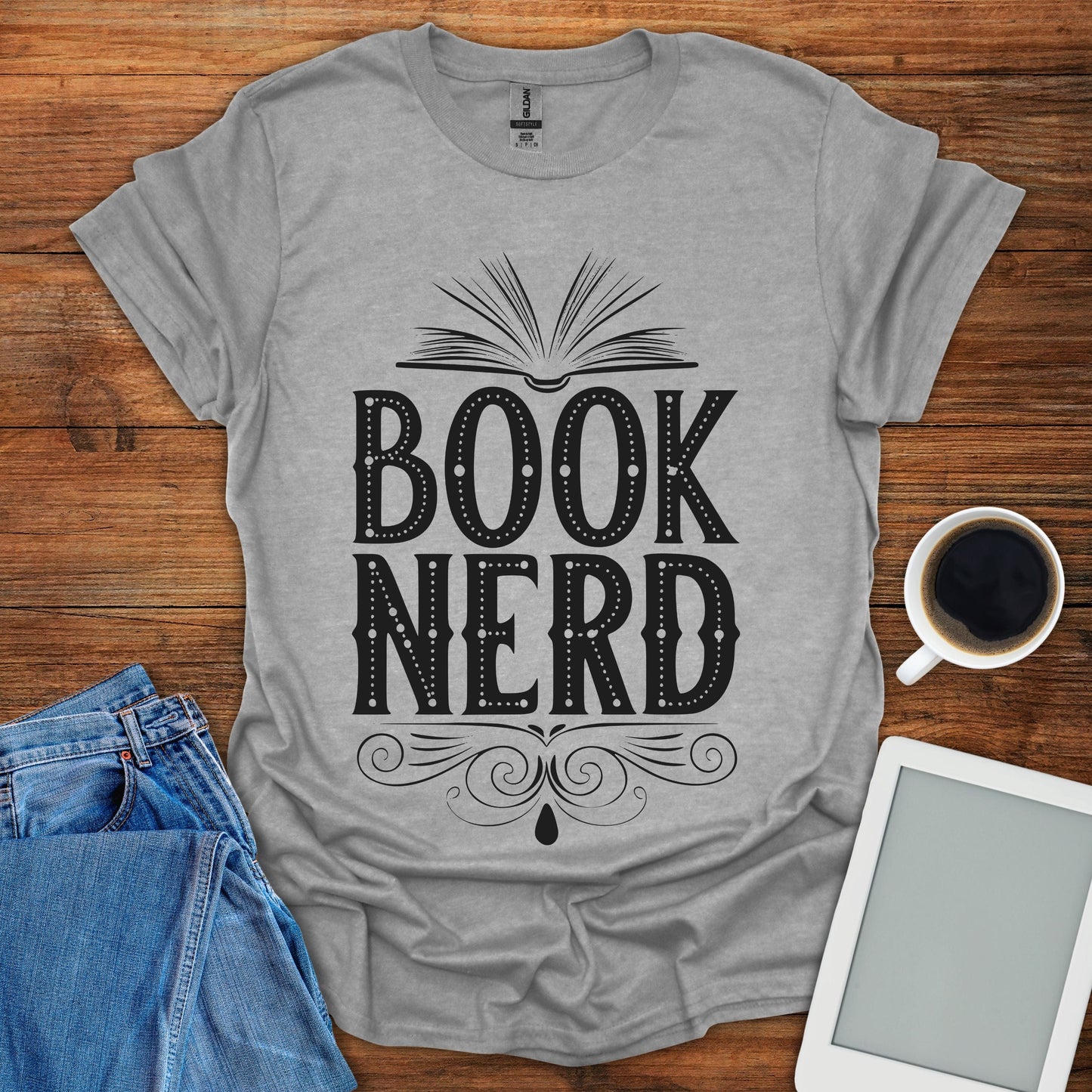 Book Nerd 3 Tee