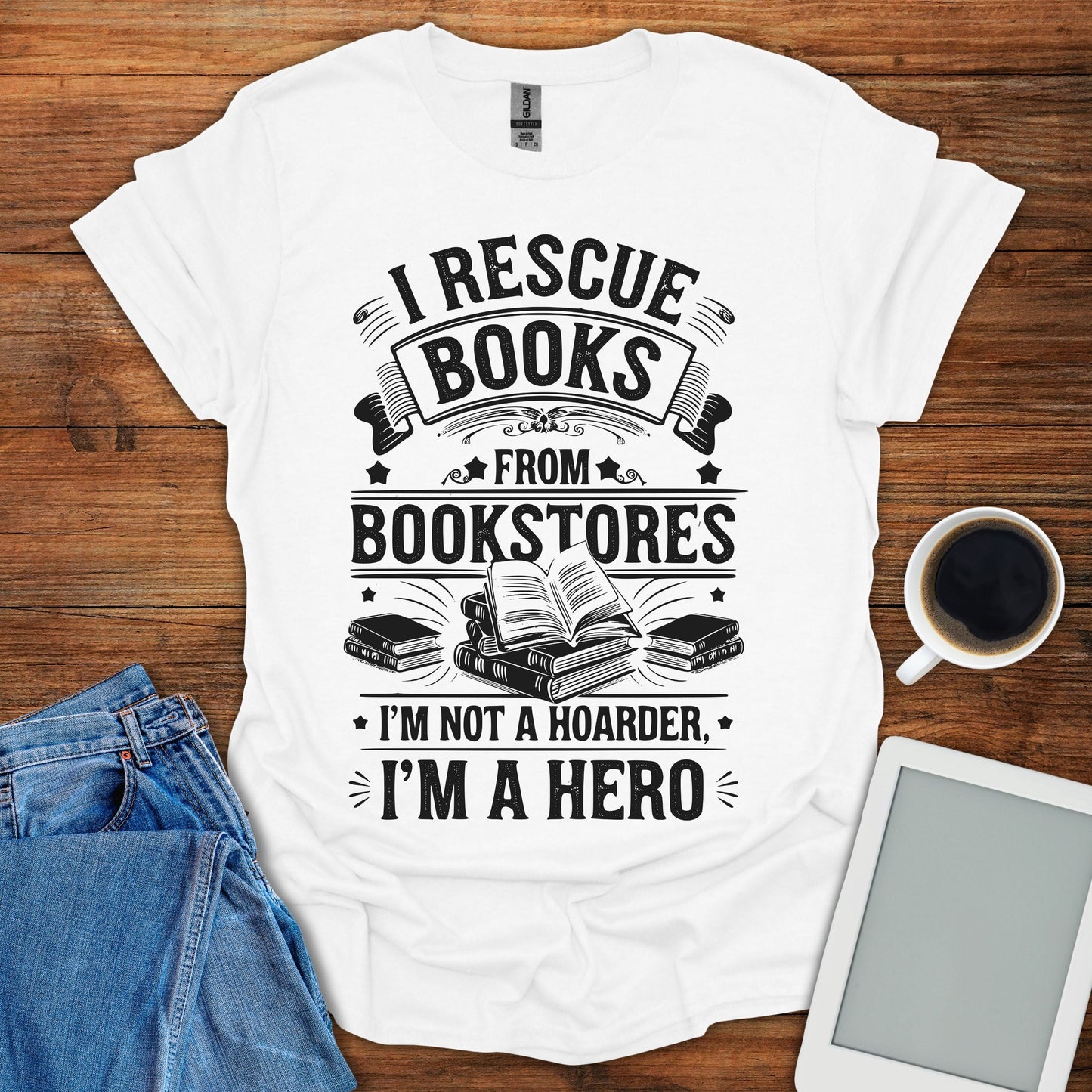 I Rescue Books From Bookstores Tee