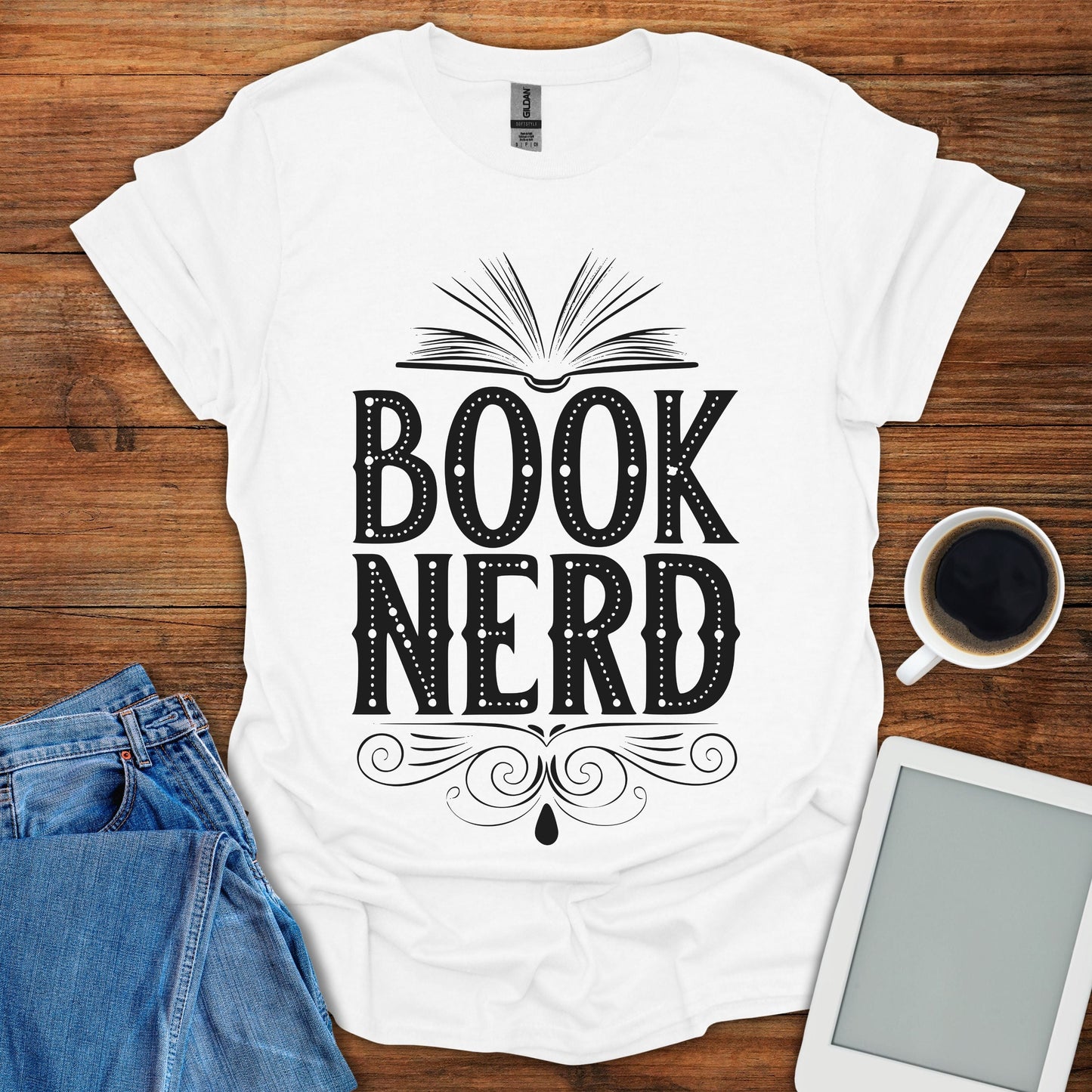 Book Nerd 3 Tee