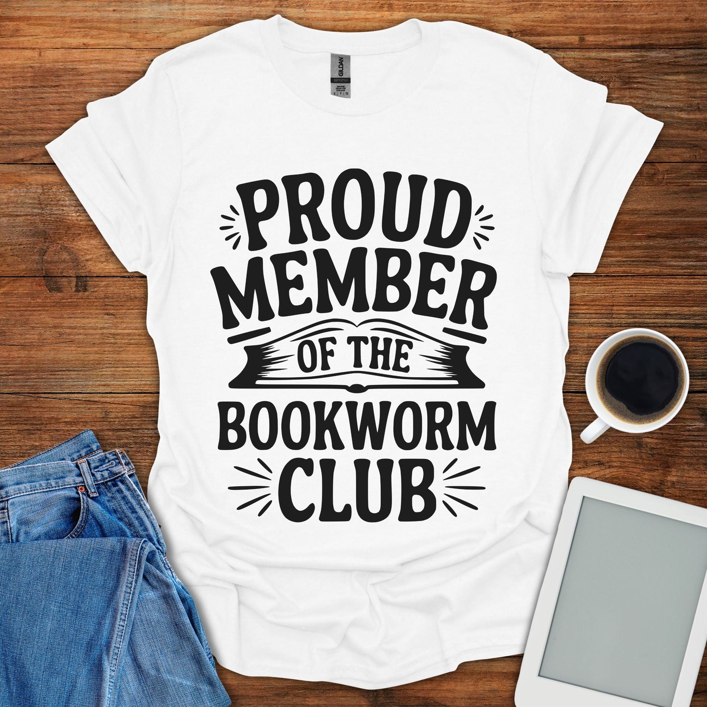 Proud Member Of The Bookworm Club Tee