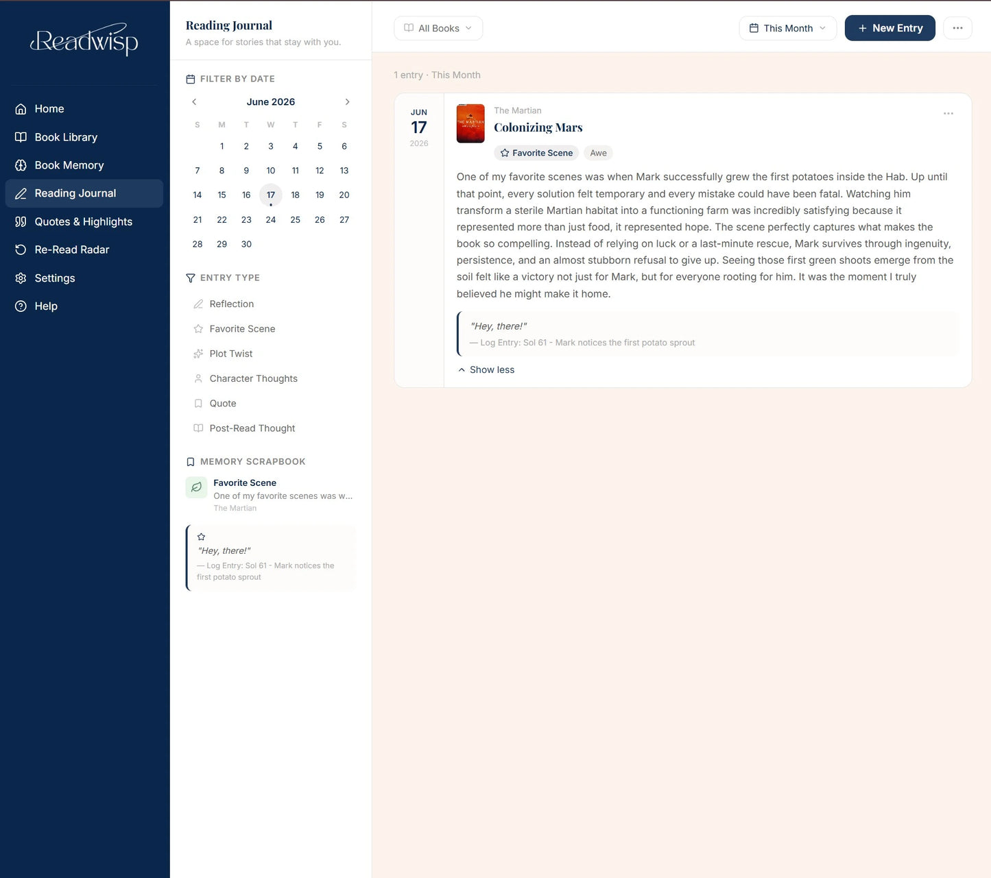 Readwisp - the Personal Book Tracker App