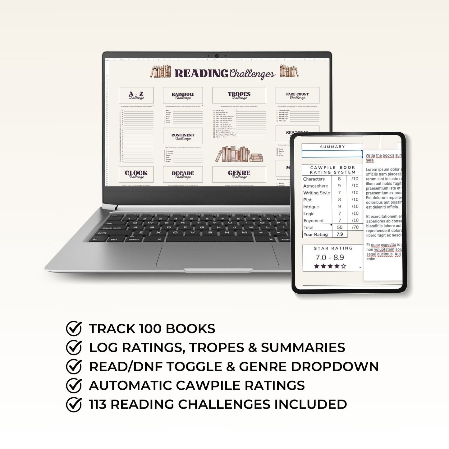 The Book Vault - Book Tracker for Google Sheets