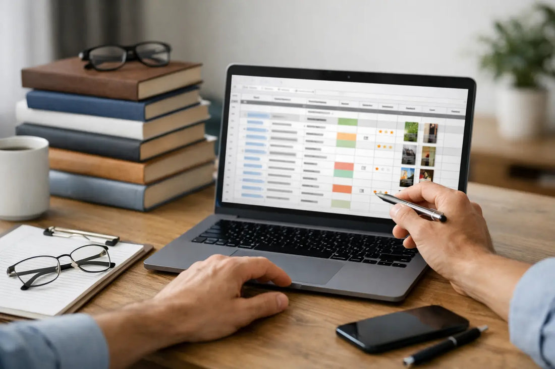 Book Organizer Spreadsheet Review