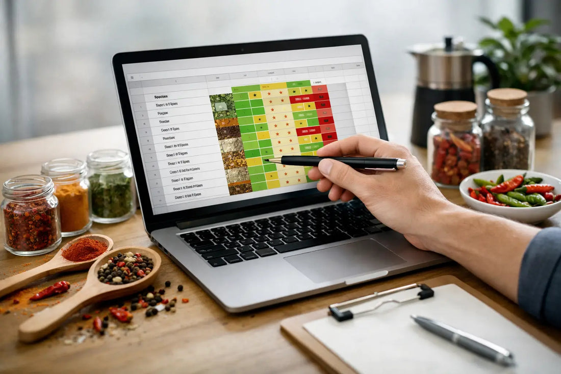 Spice Rating Tracker Spreadsheet That Slaps