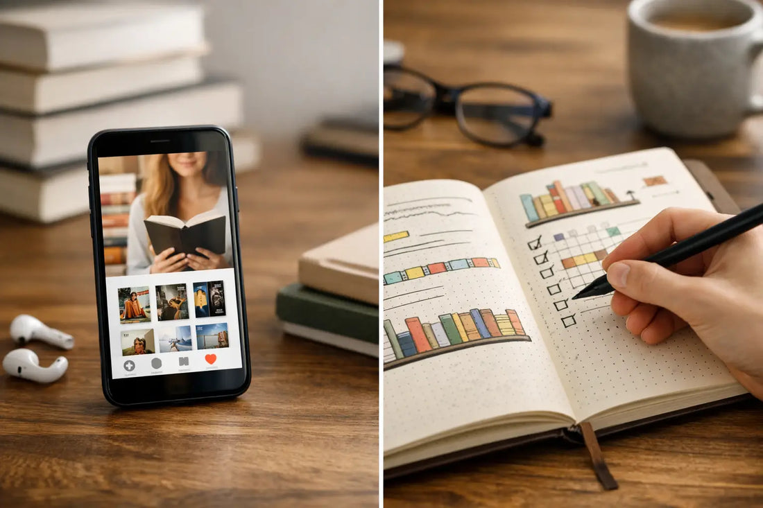 BookTok Tracker Versus Bullet Journal for Readers