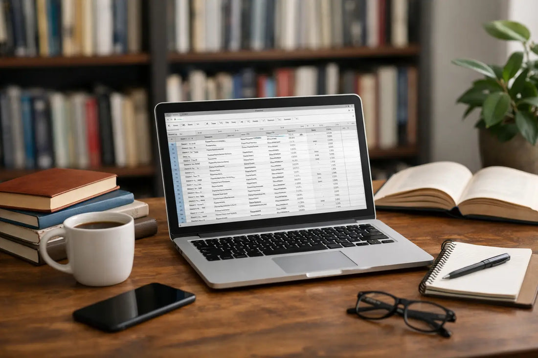 Personal Library Spreadsheet Setup That Works