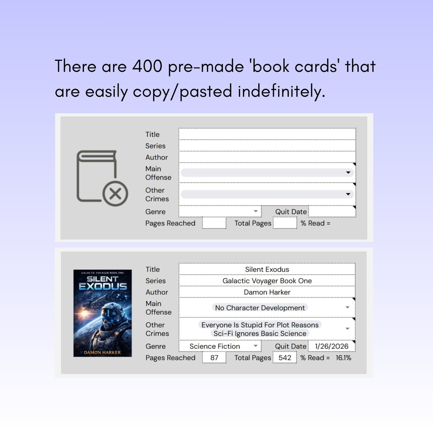 Bookwrecked - The DNF Tracker
