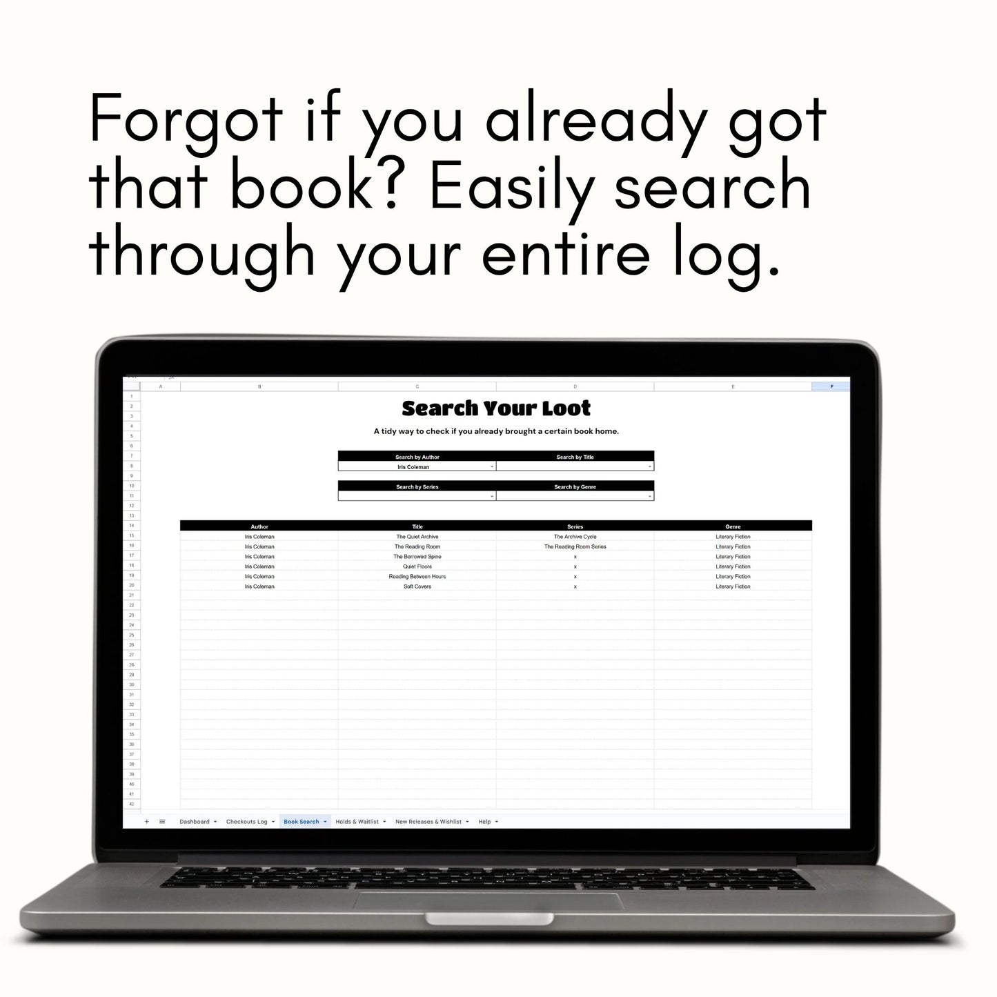 Library Loot Tracker