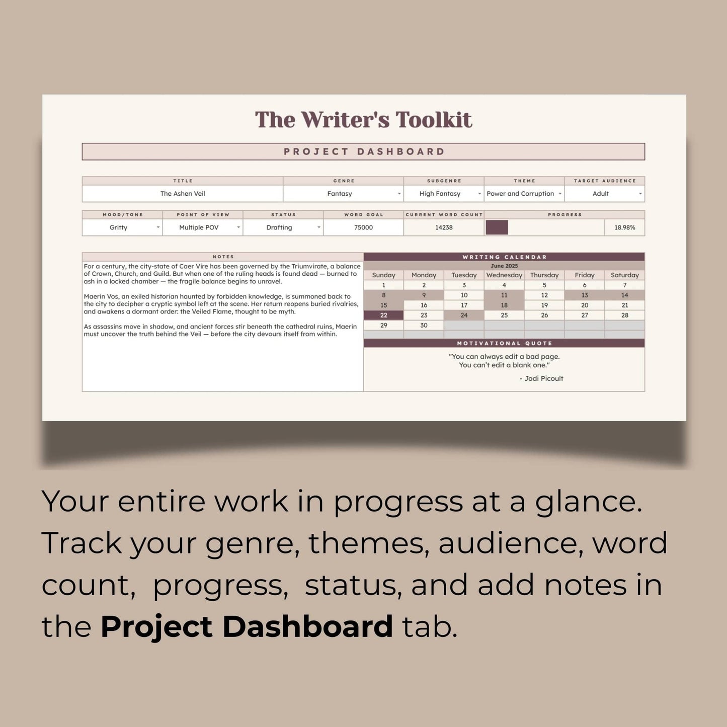 The Writer's Toolkit