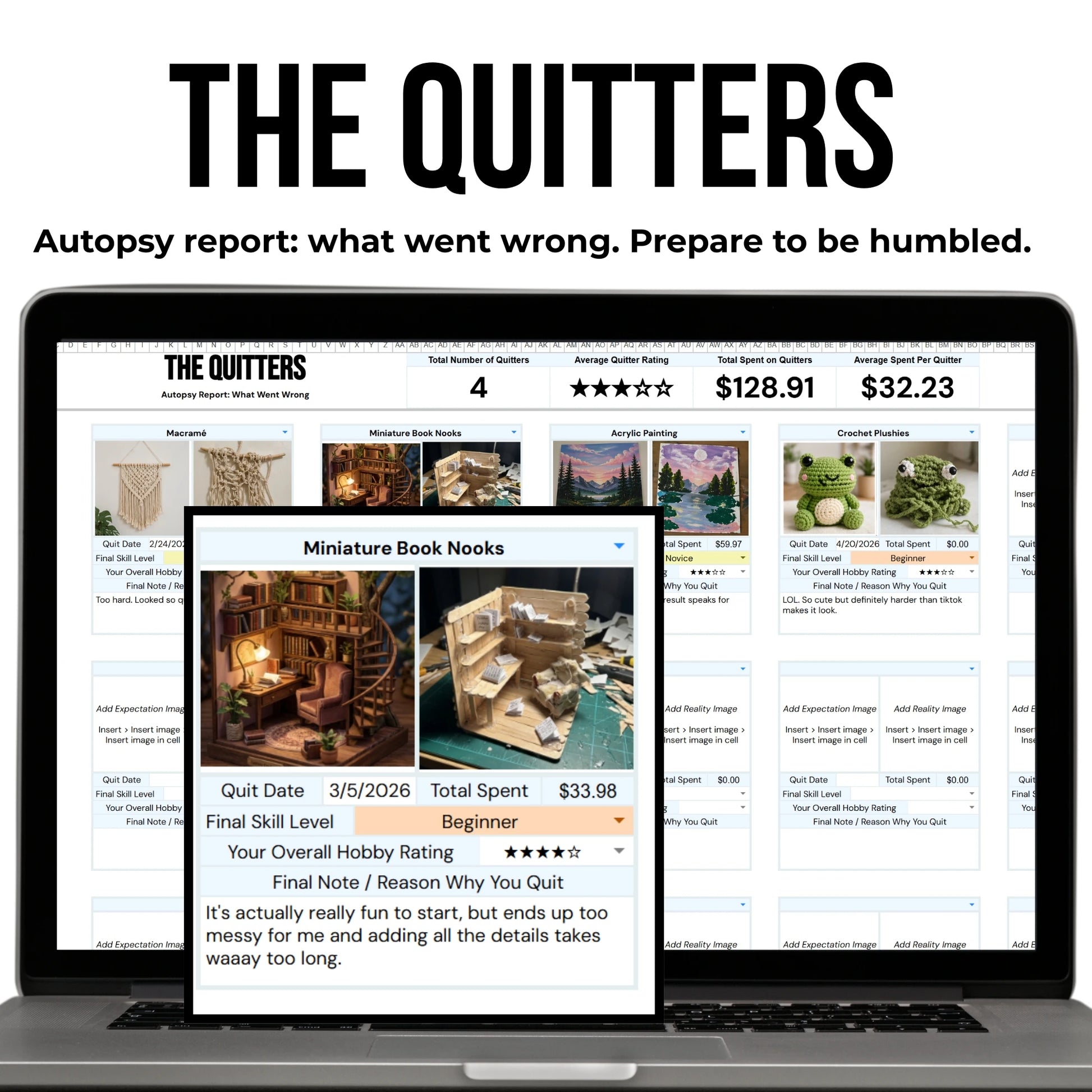 Hobby Hopper - Hobby & Craft Tracker