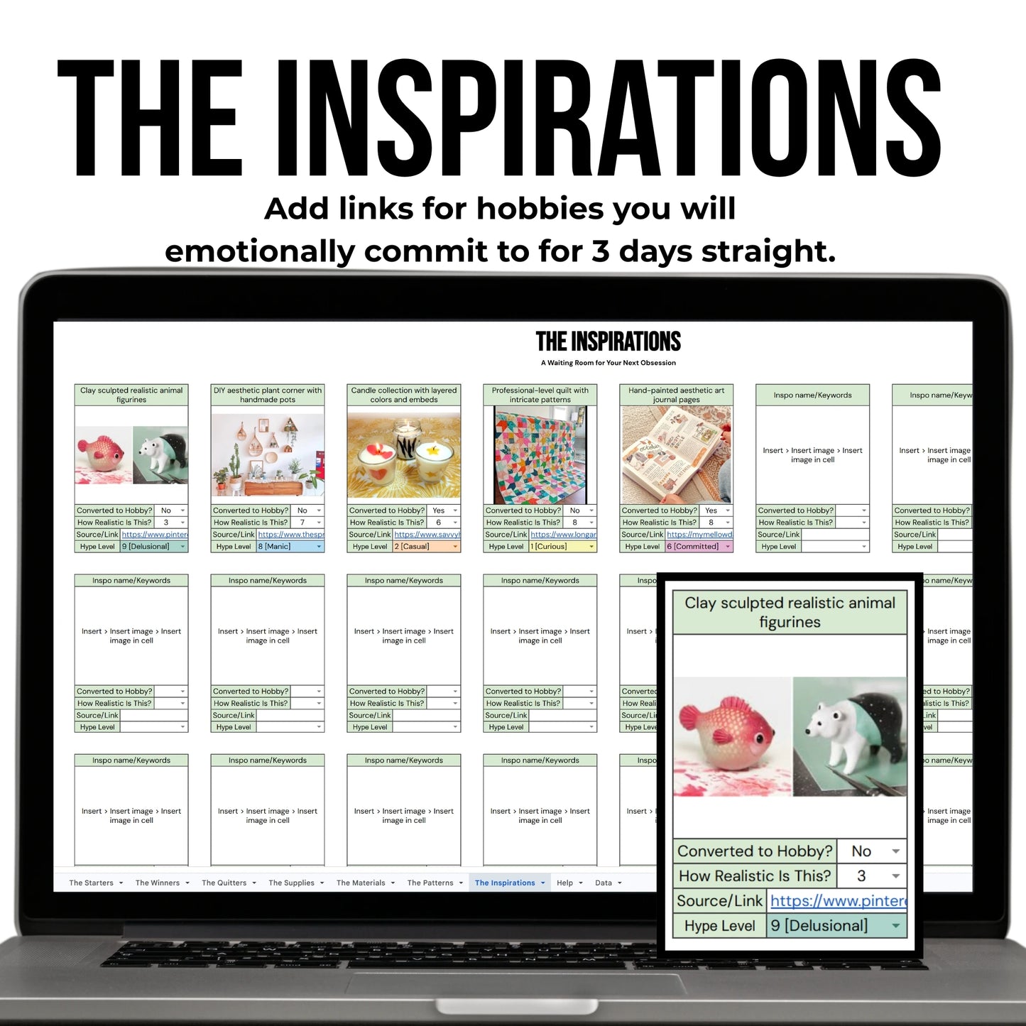 Hobby Hopper - Hobby & Craft Tracker