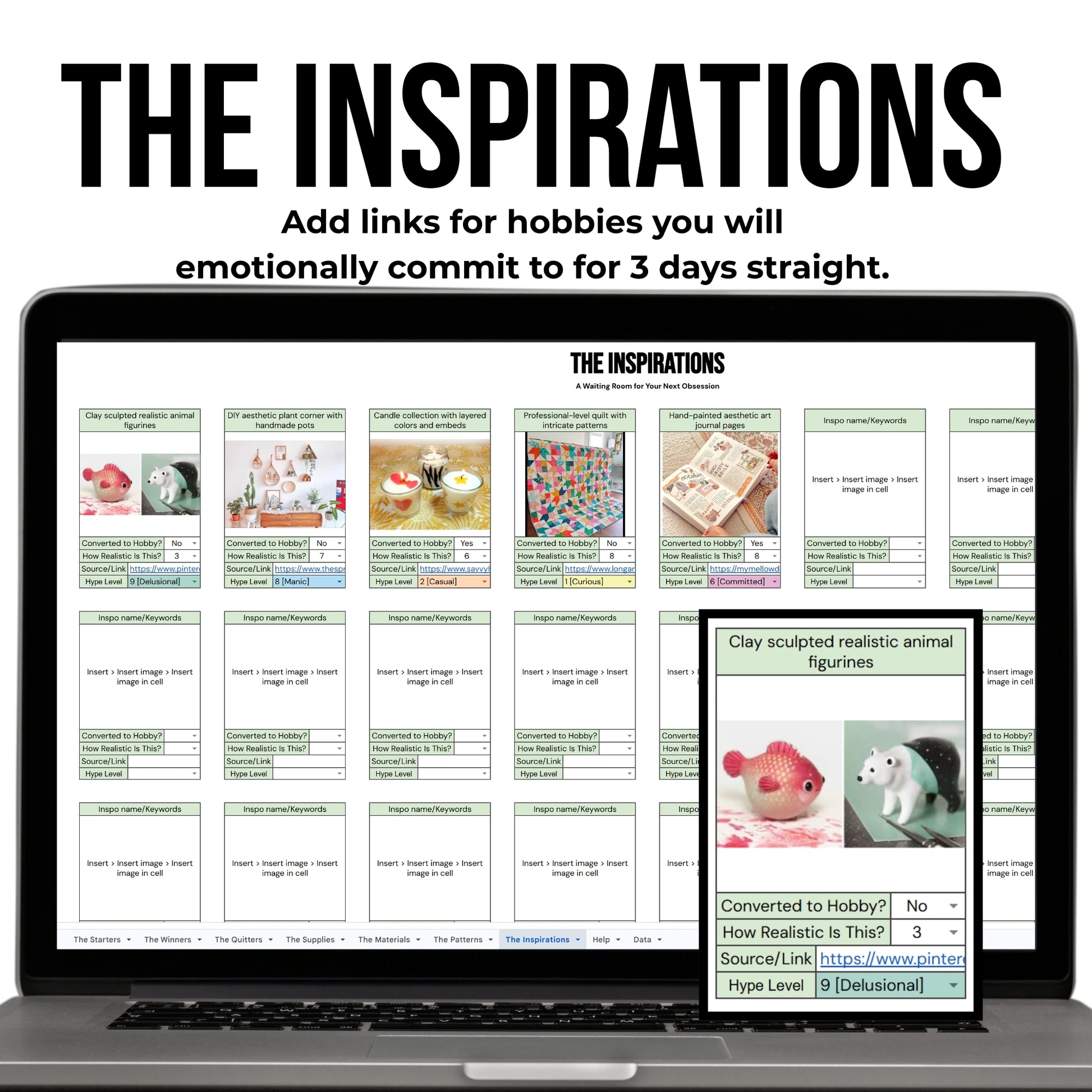 Hobby Hopper - Hobby & Craft Tracker