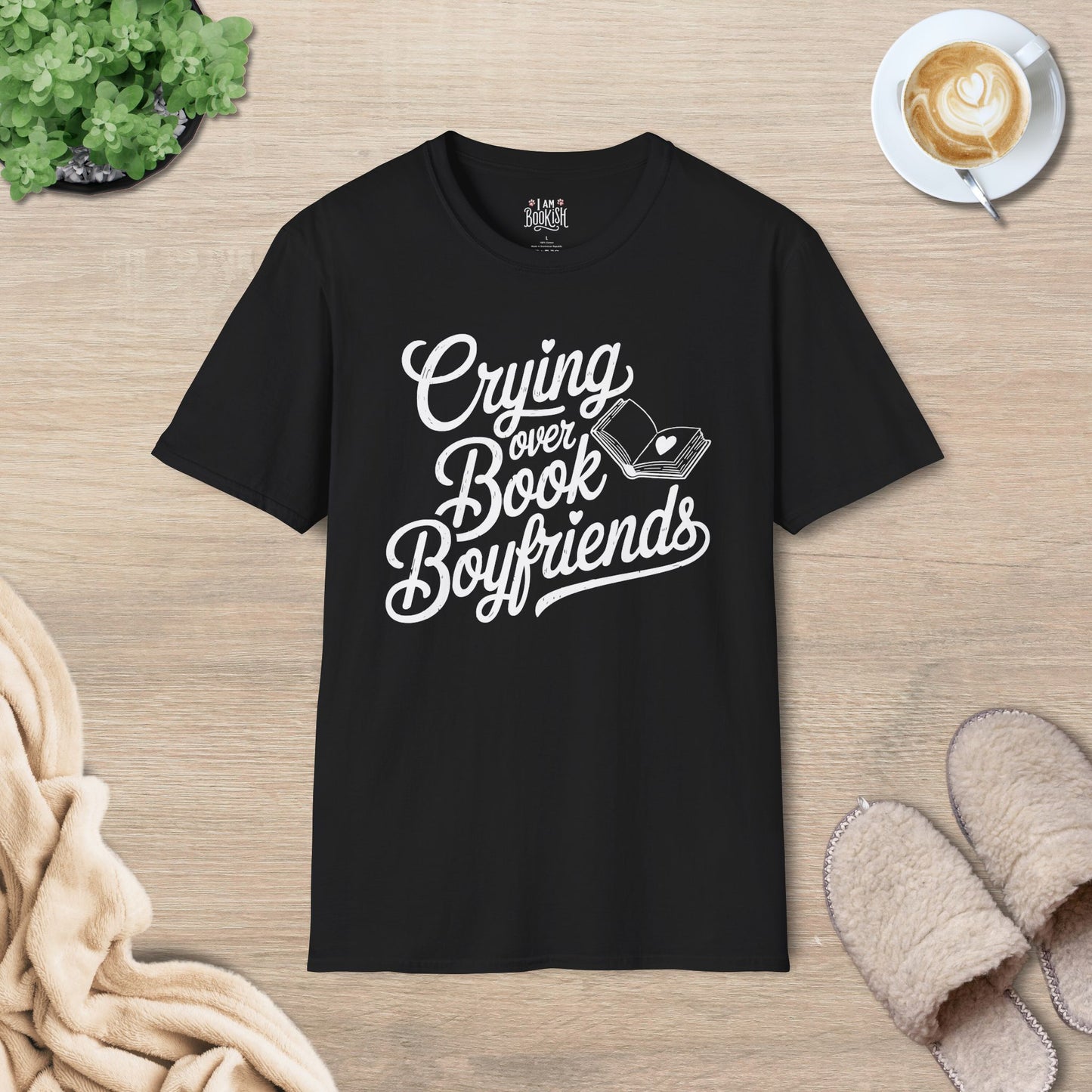 Crying Over Book Boyfriends T-Shirt