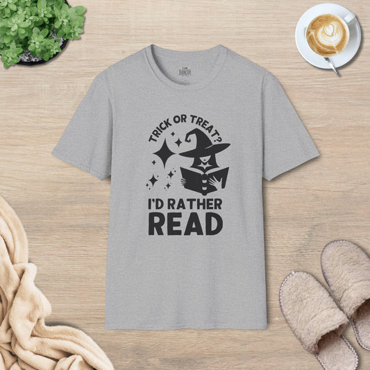 Trick Or Treat? I'd Rather Read! T-Shirt