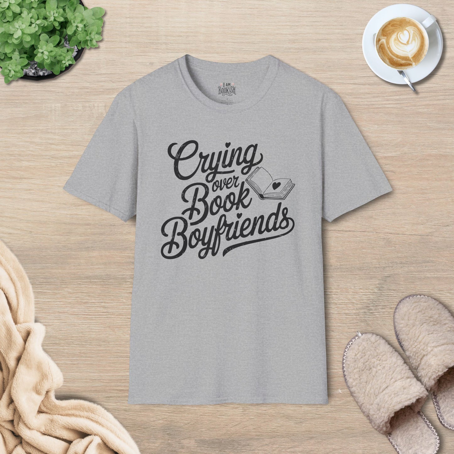 Crying Over Book Boyfriends T-Shirt