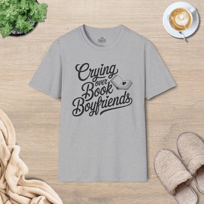 Crying Over Book Boyfriends T-Shirt