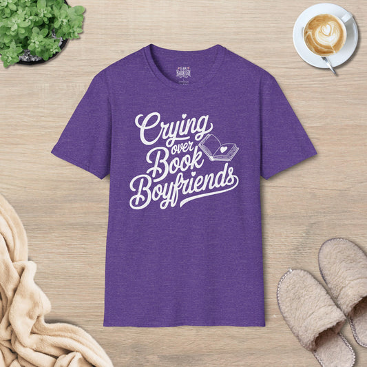 Crying Over Book Boyfriends T-Shirt