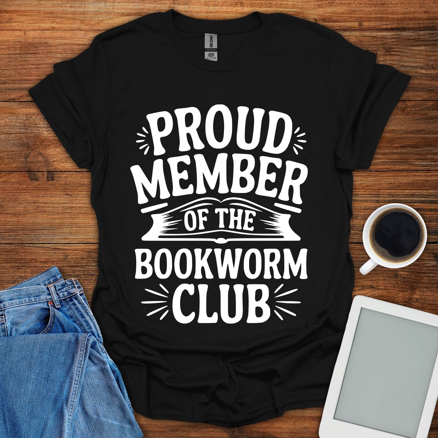 Proud Member Of The Bookworm Club Tee