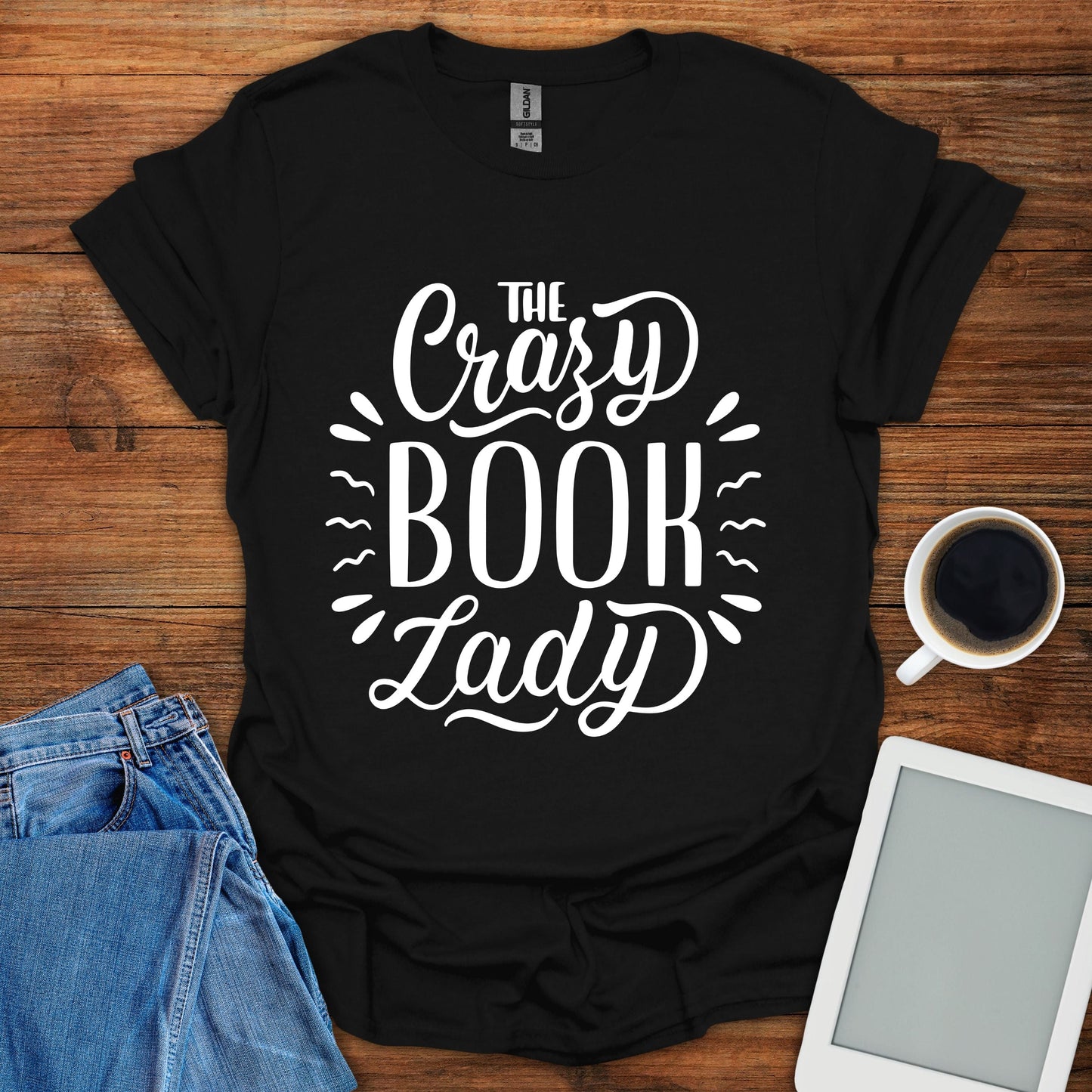 The Crazy Book Lady Tee