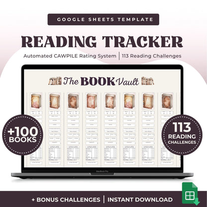 The Book Vault - Book Tracker for Google Sheets