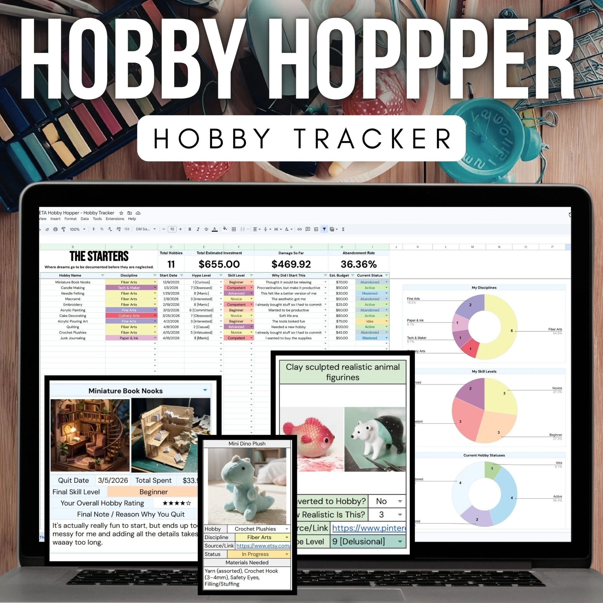 Hobby Hopper - Hobby & Craft Tracker
