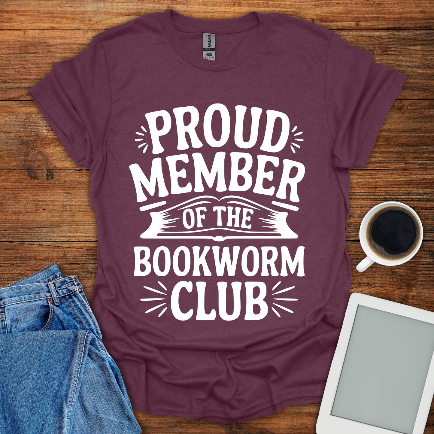 Proud Member Of The Bookworm Club Tee