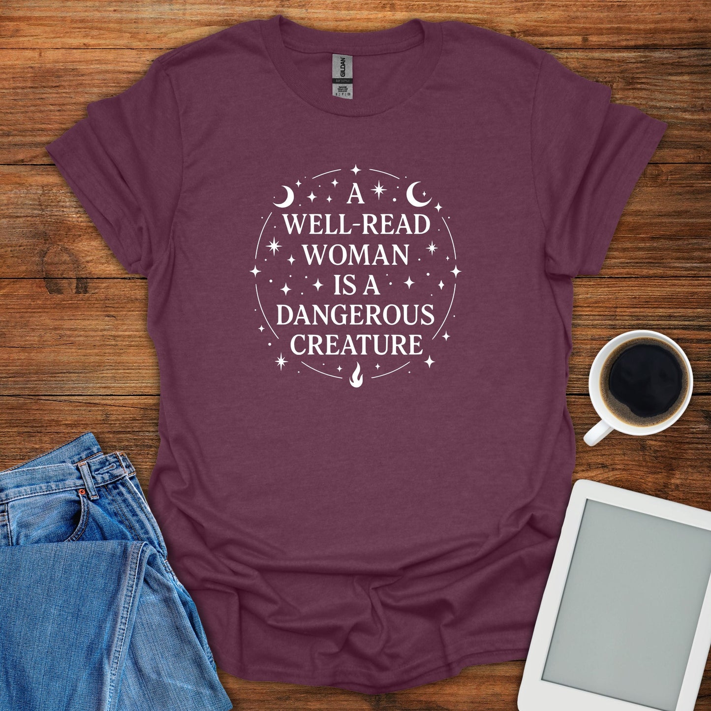 A Well-Read Woman Is A Dangerous Creature 2 Tee