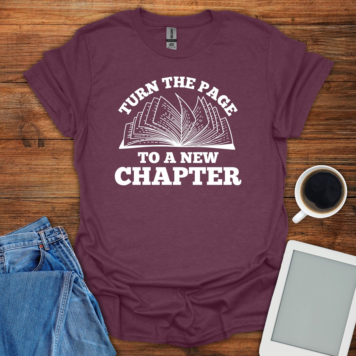 Turn The Page To A New Chapter Tee