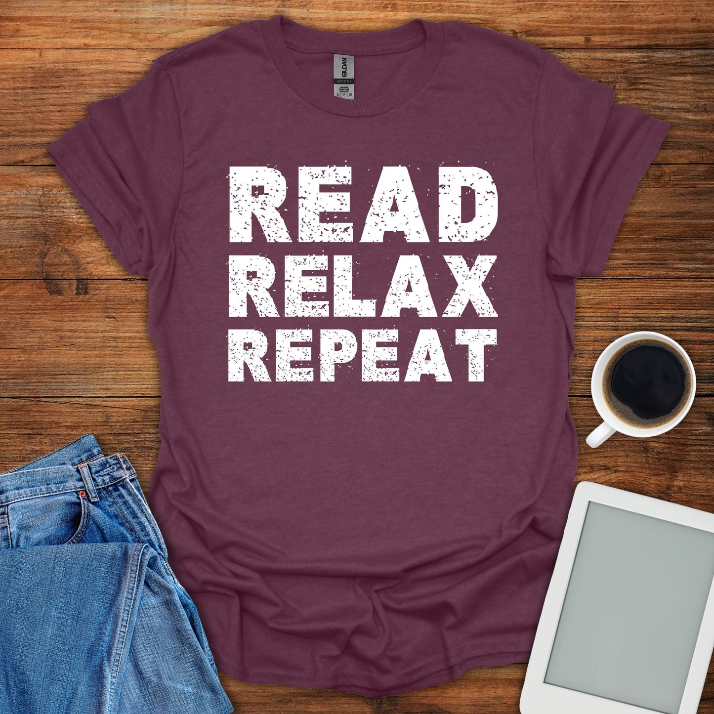 Read Relax Repeat 2 Tee