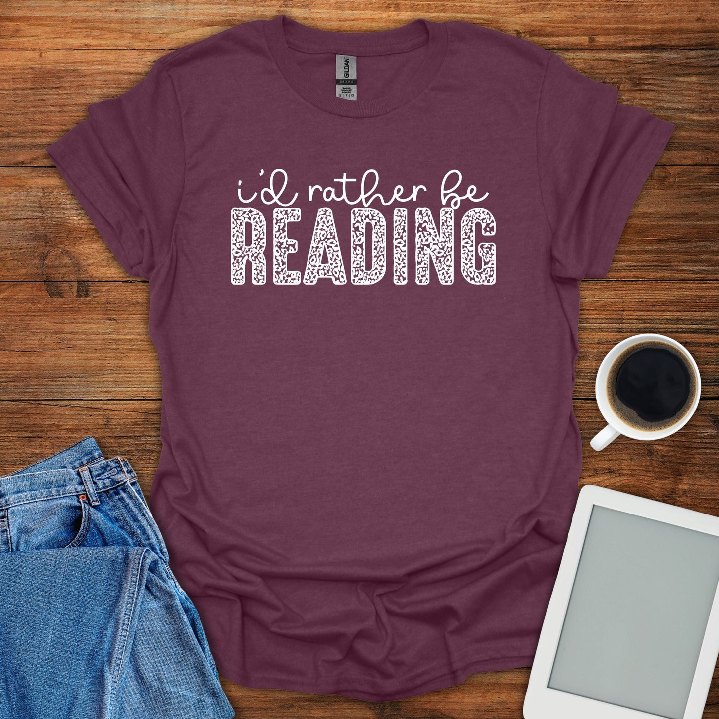 I'd Rather Be Reading Tee