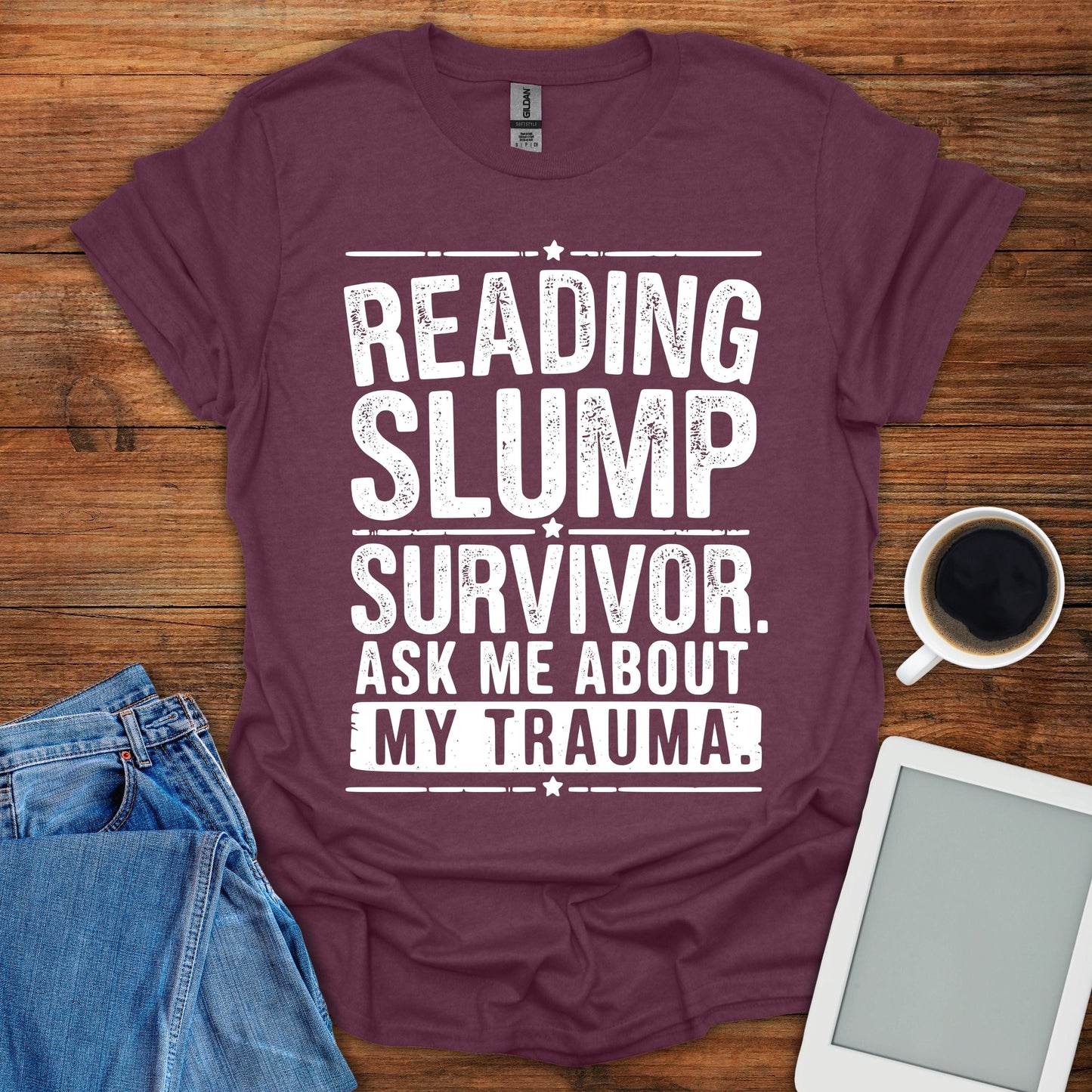 Reading Slump Survivor Tee