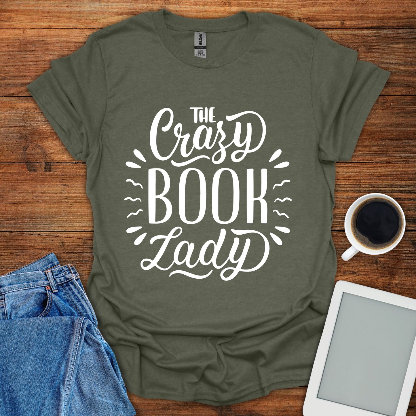 The Crazy Book Lady Tee