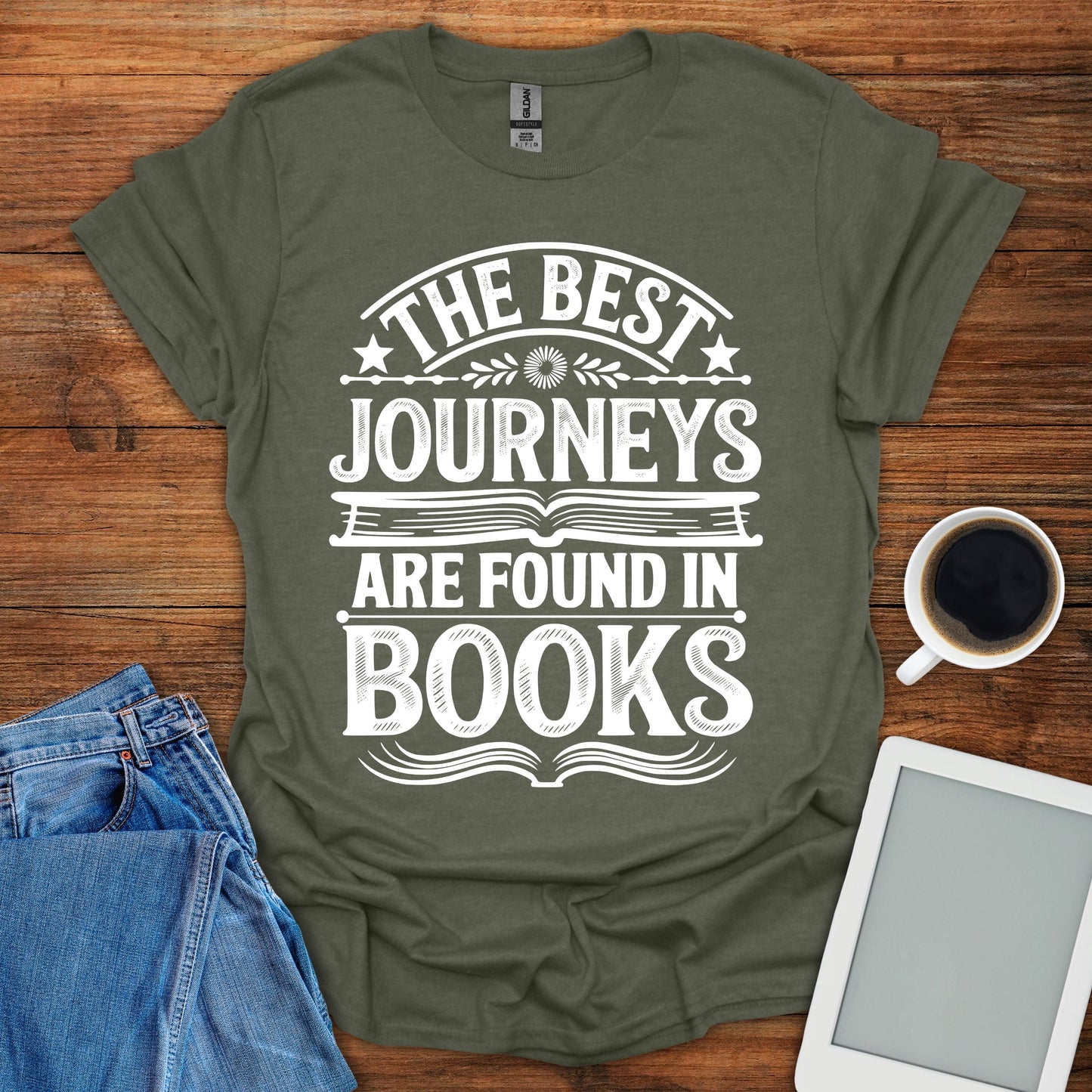 The Best Journeys Are Found In Books Tee