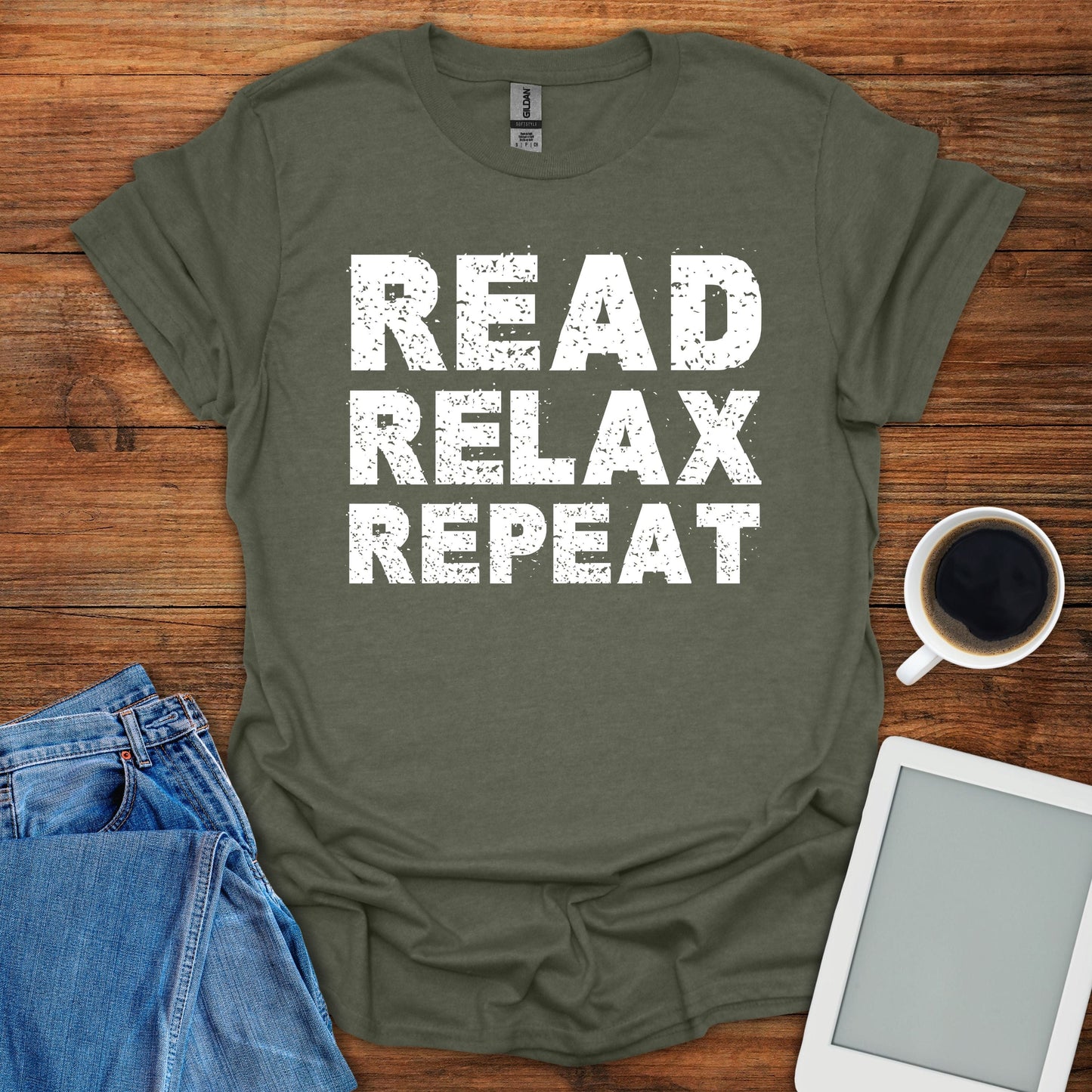 Read Relax Repeat 2 Tee